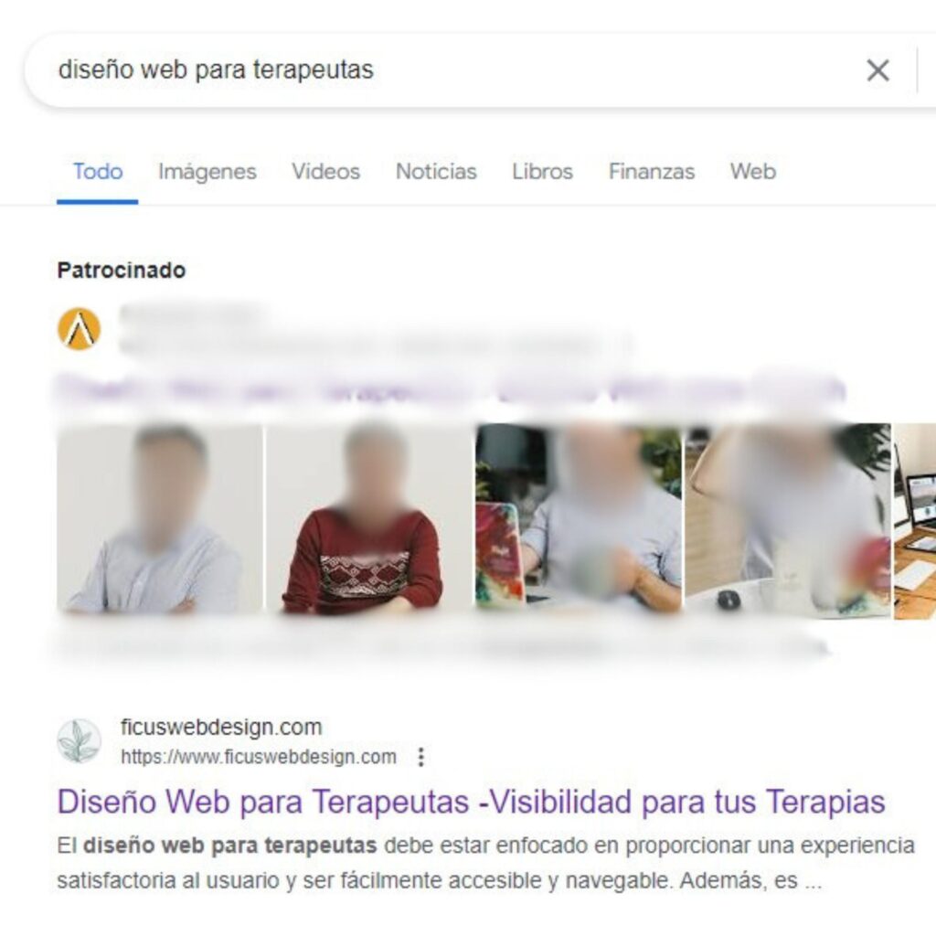 posicionamiento diseno web para terapeutas 